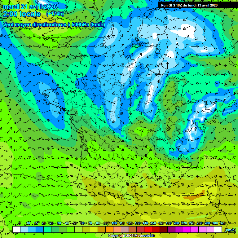 Modele GFS - Carte pr�visions 