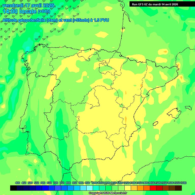 Modele GFS - Carte pr�visions 