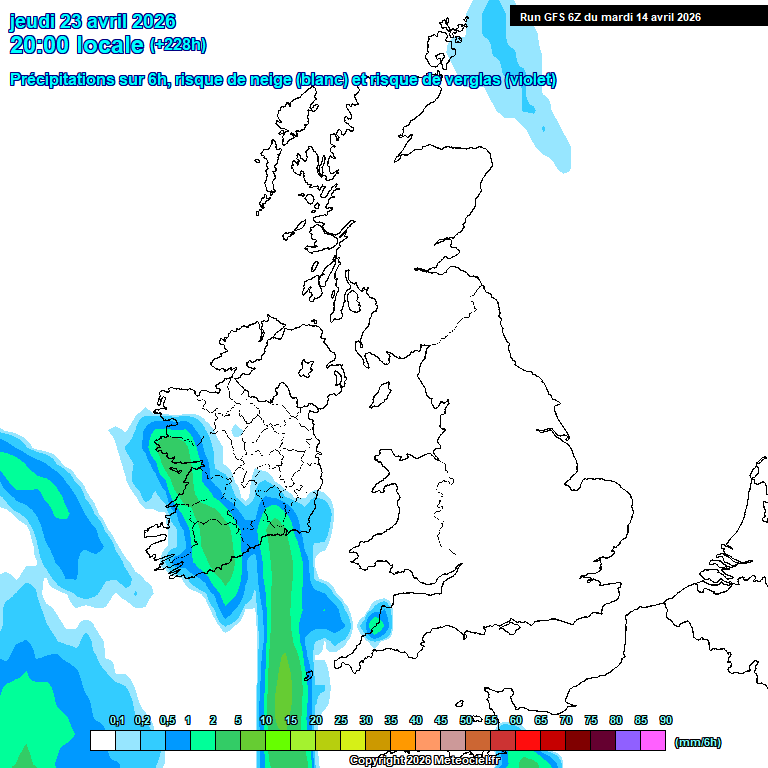 Modele GFS - Carte pr�visions 