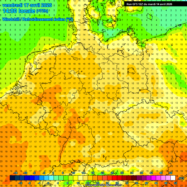 Modele GFS - Carte pr�visions 