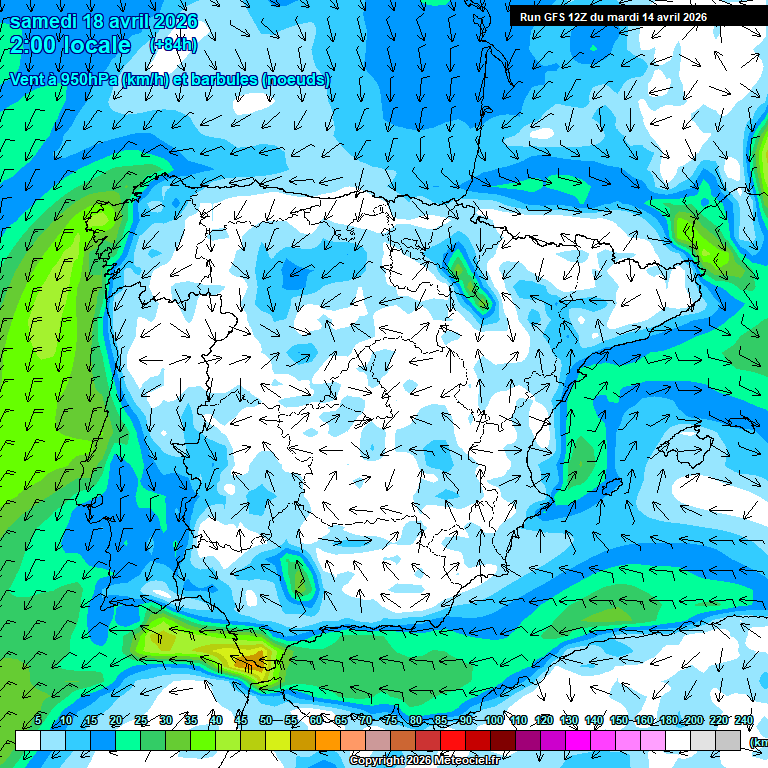 Modele GFS - Carte pr�visions 