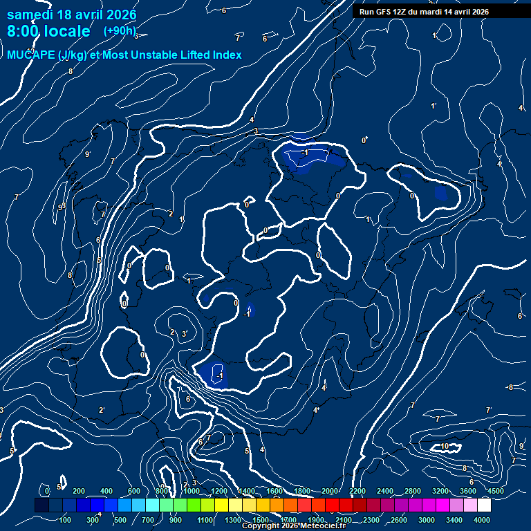 Modele GFS - Carte pr�visions 