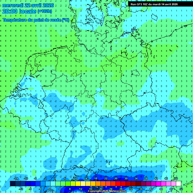 Modele GFS - Carte pr�visions 