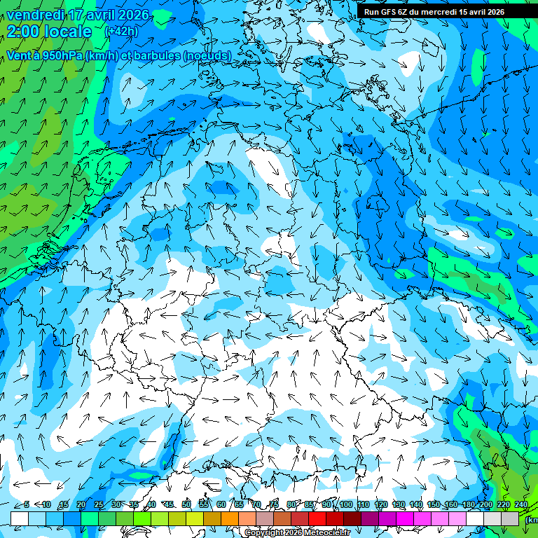 Modele GFS - Carte pr�visions 