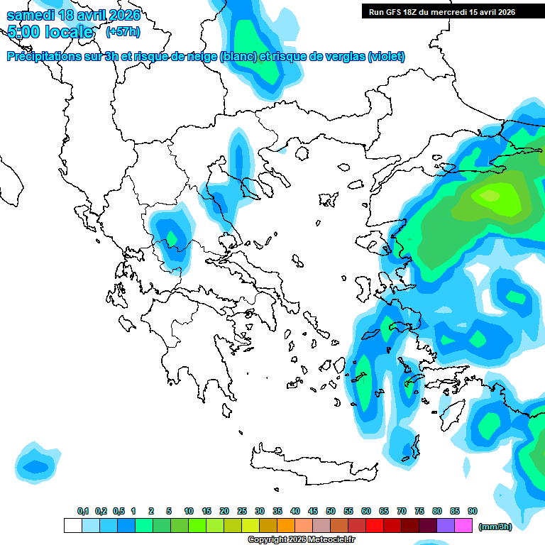Modele GFS - Carte pr�visions 