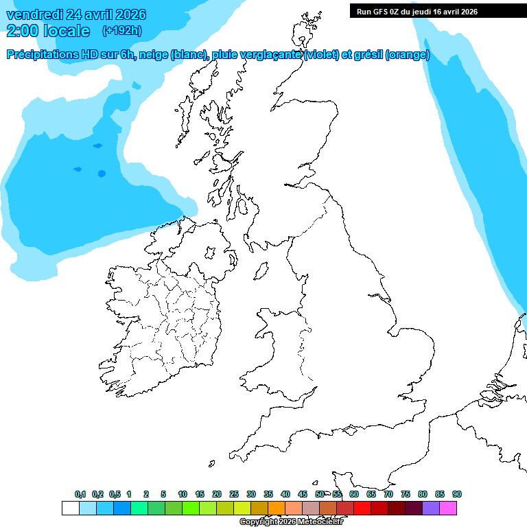 Modele GFS - Carte pr�visions 