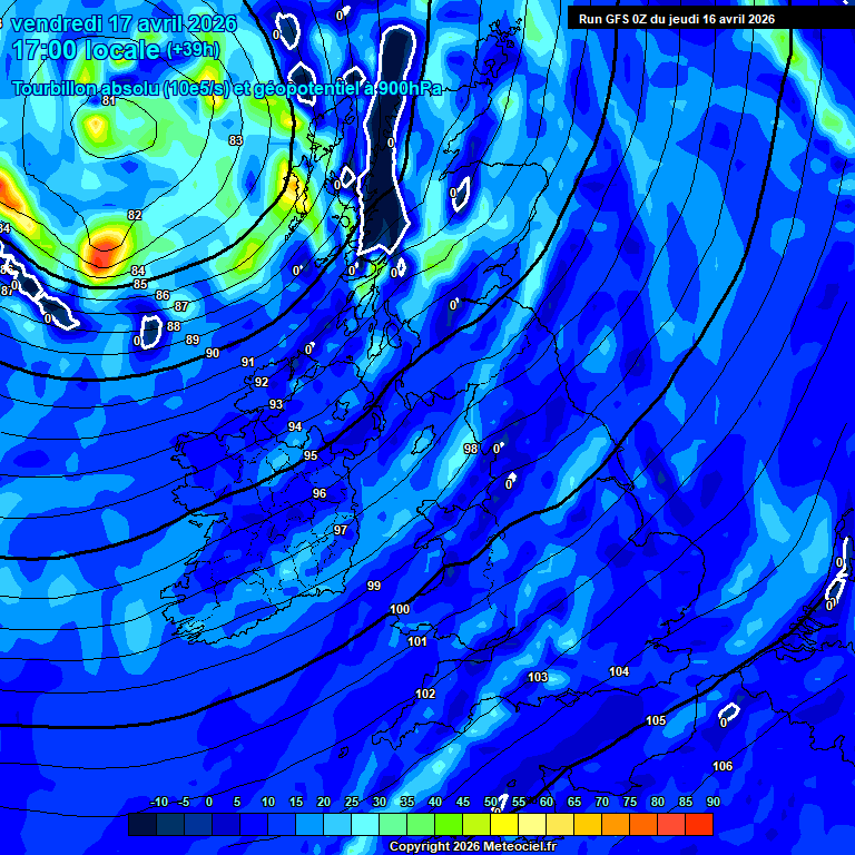 Modele GFS - Carte pr�visions 