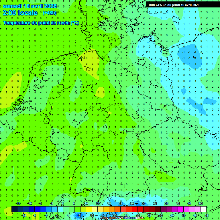 Modele GFS - Carte pr�visions 