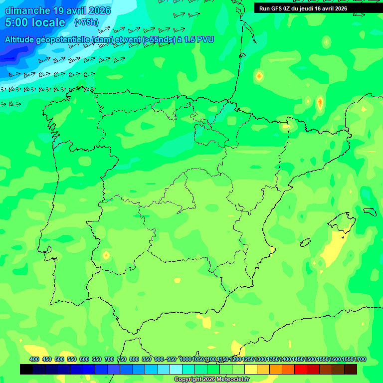 Modele GFS - Carte pr�visions 