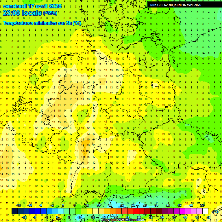 Modele GFS - Carte pr�visions 