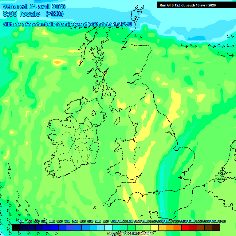 Modele GFS - Carte pr�visions 