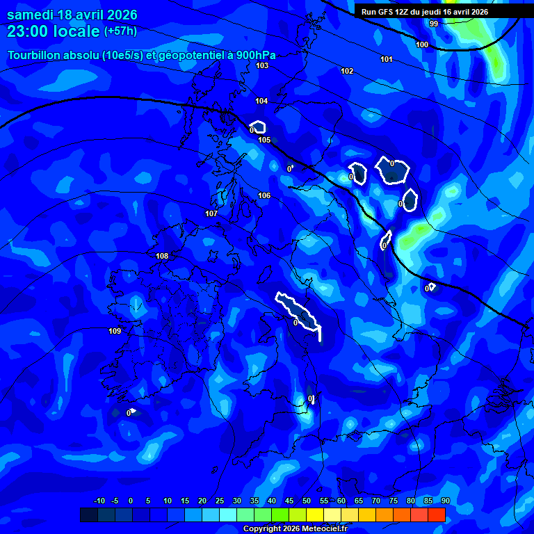 Modele GFS - Carte pr�visions 