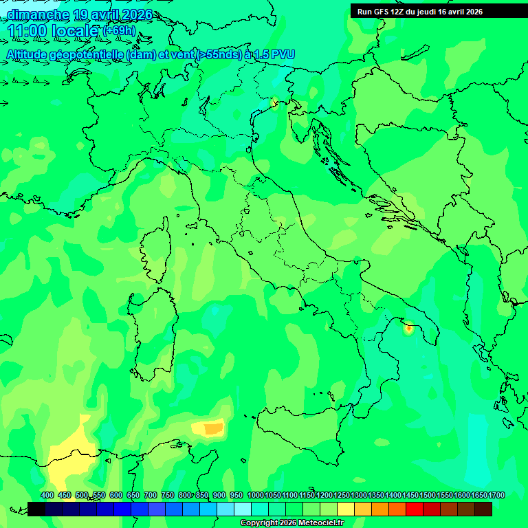 Modele GFS - Carte pr�visions 