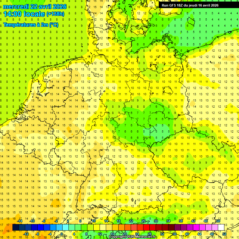 Modele GFS - Carte pr�visions 