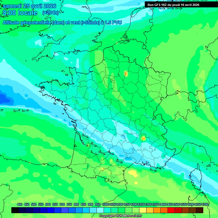 Modele GFS - Carte pr�visions 