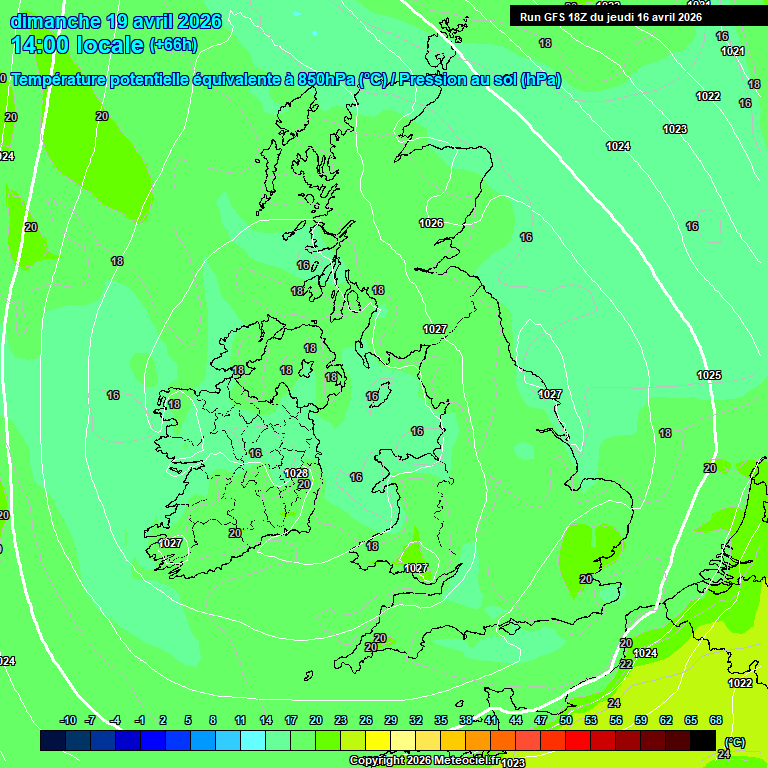 Modele GFS - Carte pr�visions 