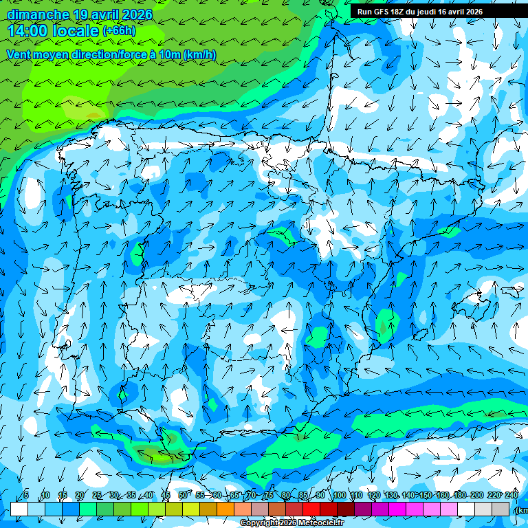 Modele GFS - Carte pr�visions 