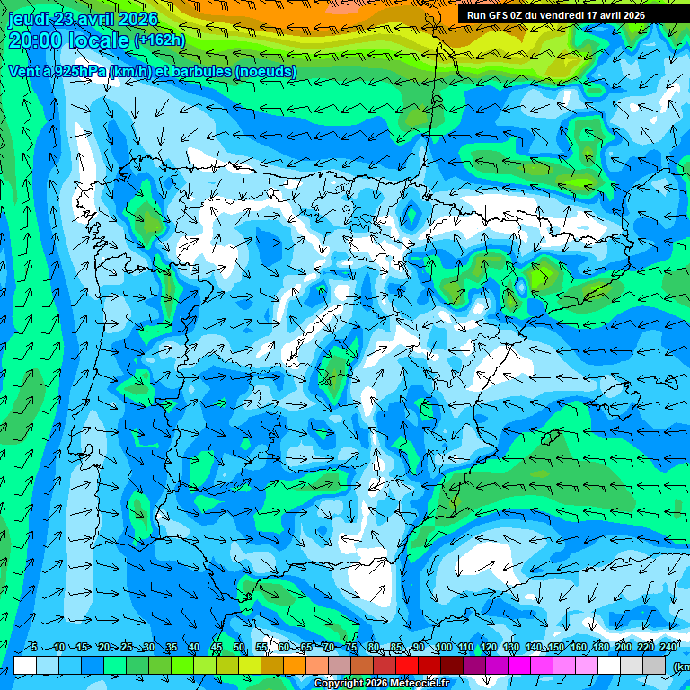 Modele GFS - Carte pr�visions 