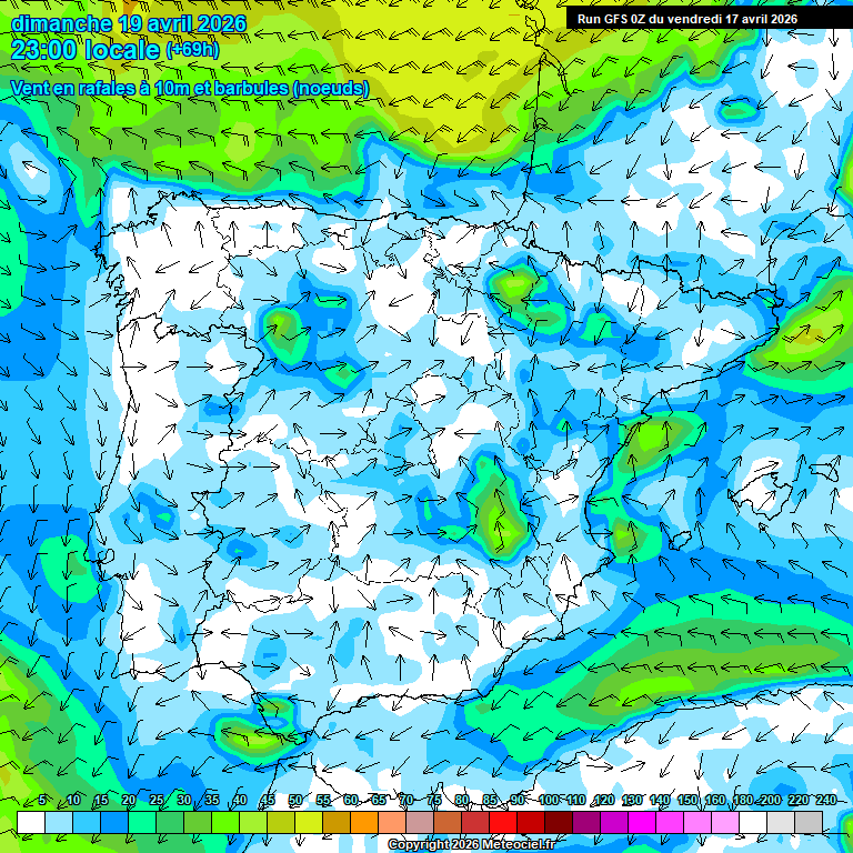 Modele GFS - Carte pr�visions 