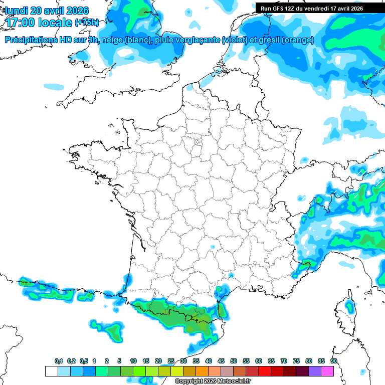 Modele GFS - Carte pr�visions 