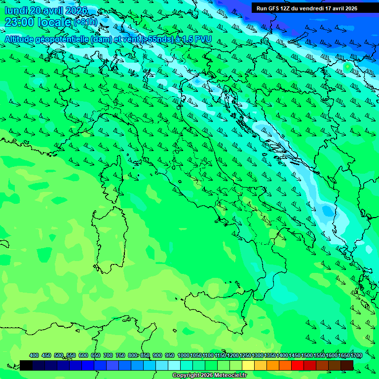 Modele GFS - Carte pr�visions 