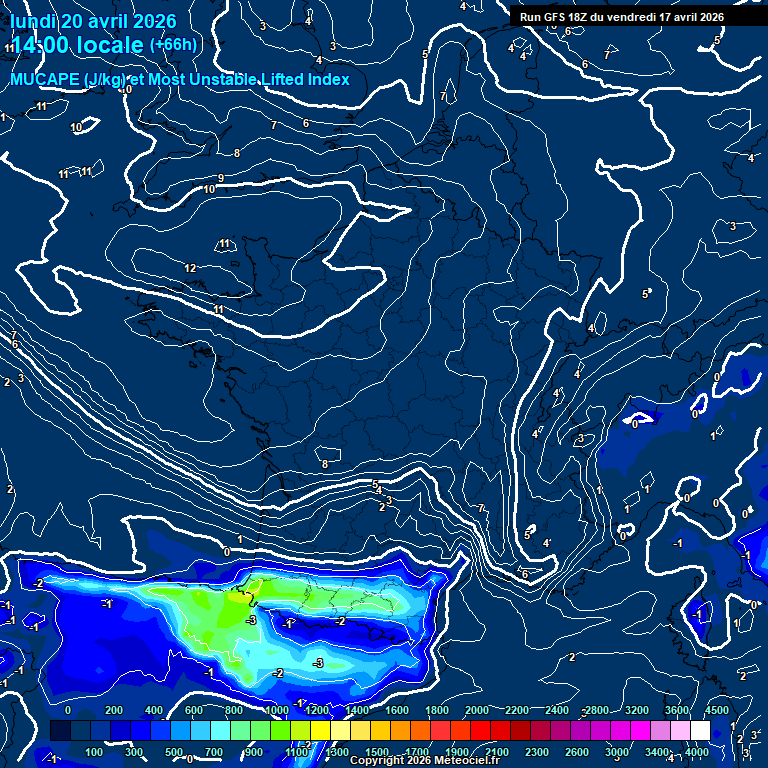 Modele GFS - Carte pr�visions 