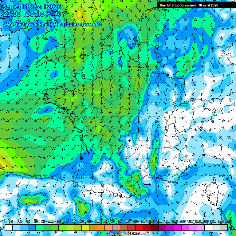 Modele GFS - Carte pr�visions 