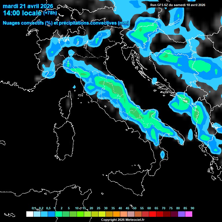 Modele GFS - Carte pr�visions 