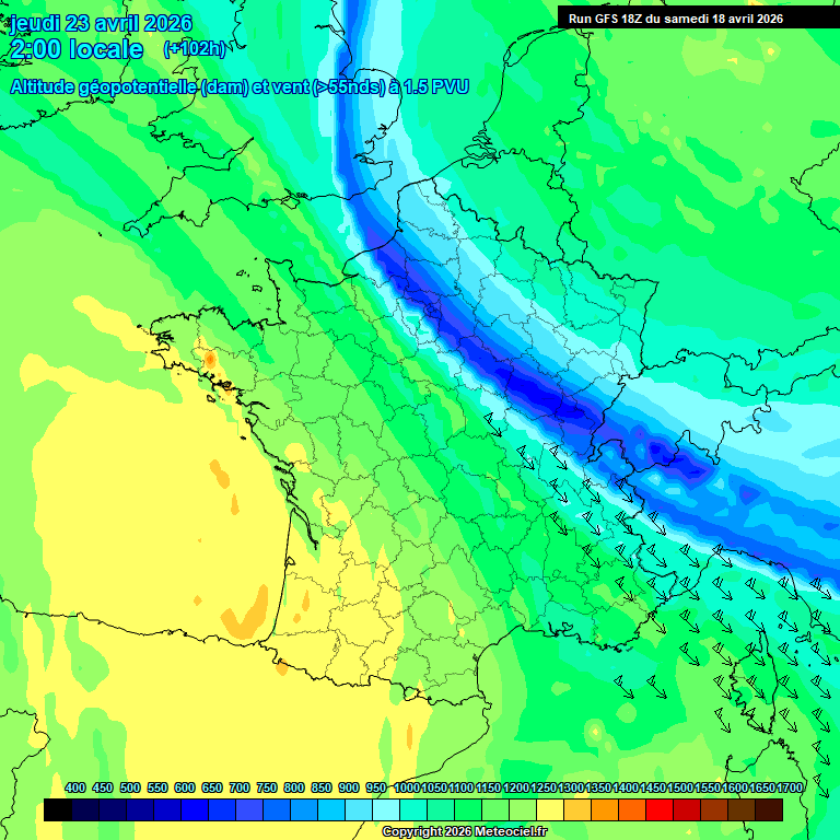 Modele GFS - Carte pr�visions 