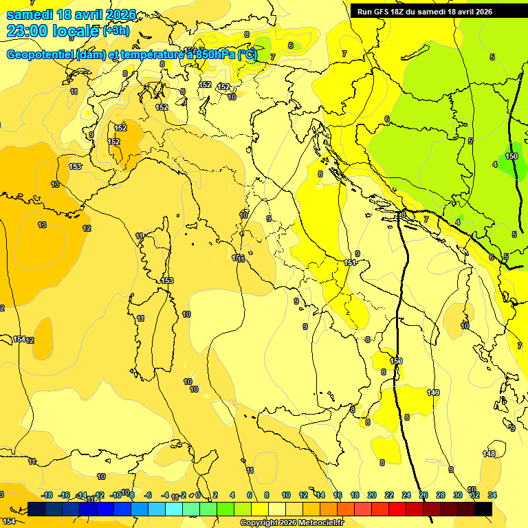 Modele GFS - Carte pr�visions 