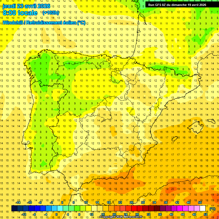 Modele GFS - Carte pr�visions 