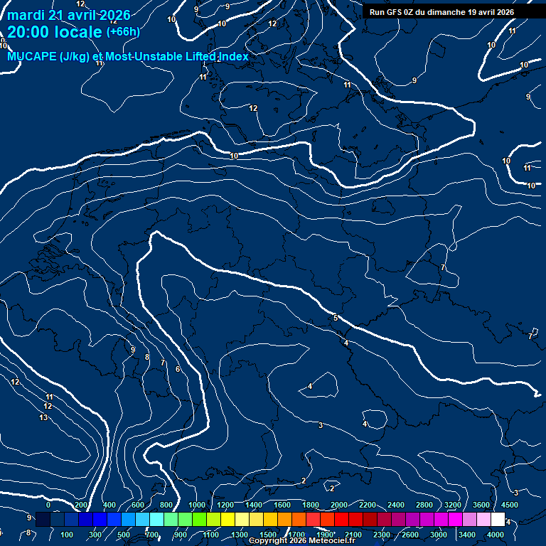 Modele GFS - Carte pr�visions 