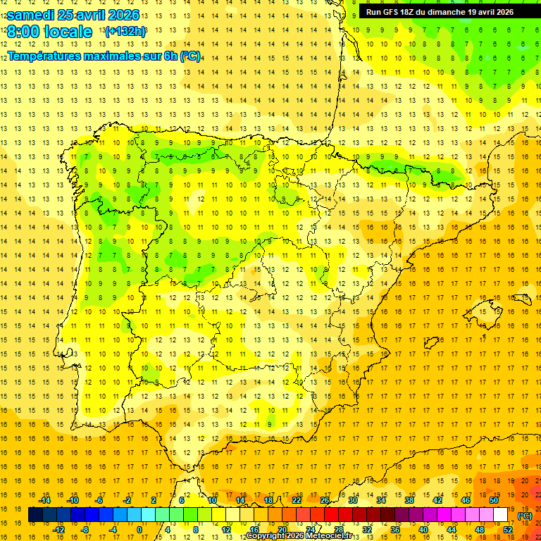 Modele GFS - Carte pr�visions 