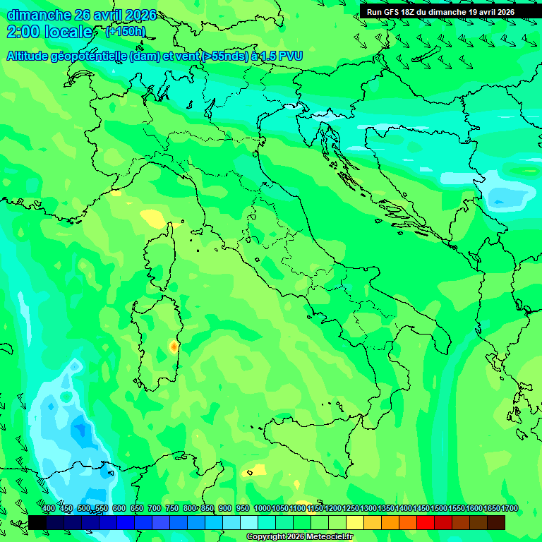 Modele GFS - Carte pr�visions 