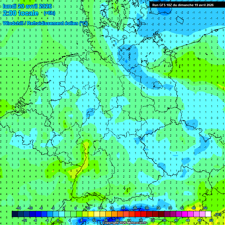 Modele GFS - Carte pr�visions 