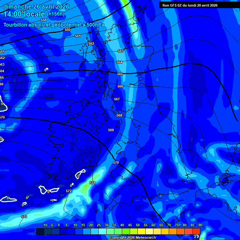 Modele GFS - Carte pr�visions 