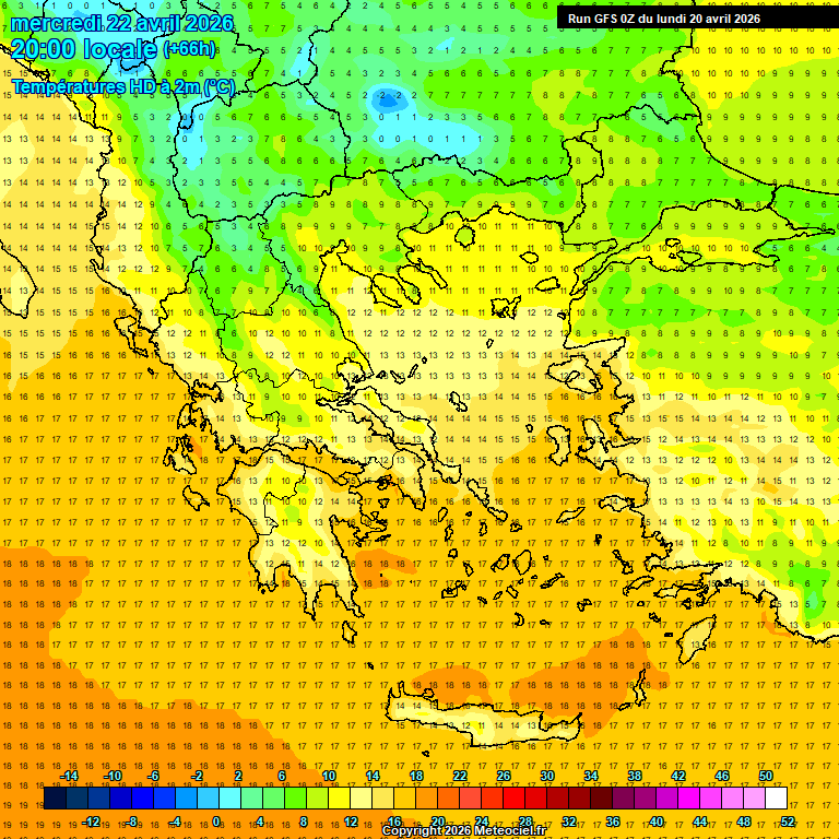 Modele GFS - Carte pr�visions 
