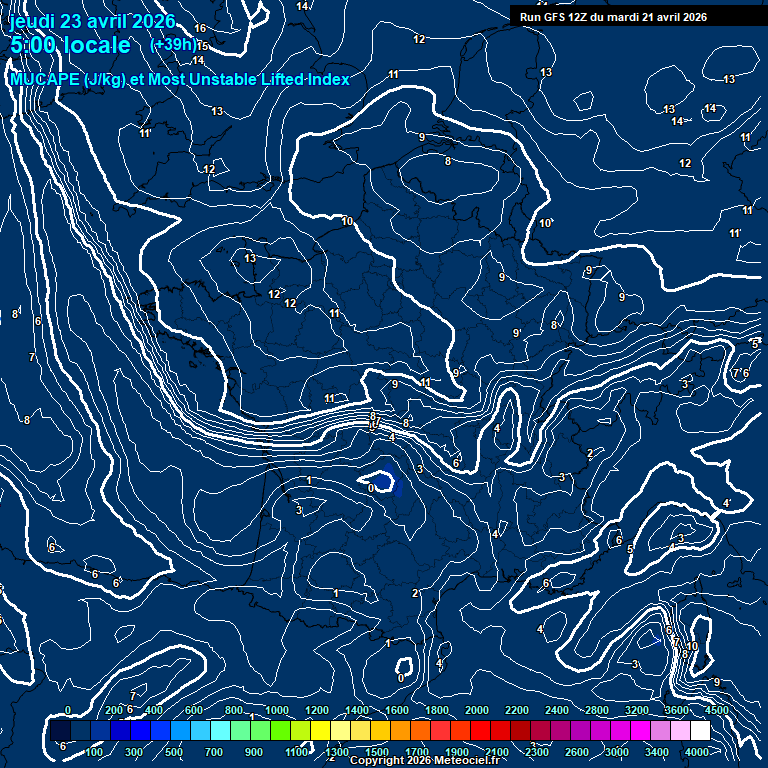 Modele GFS - Carte pr�visions 