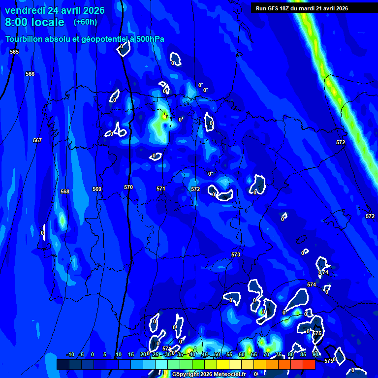 Modele GFS - Carte pr�visions 