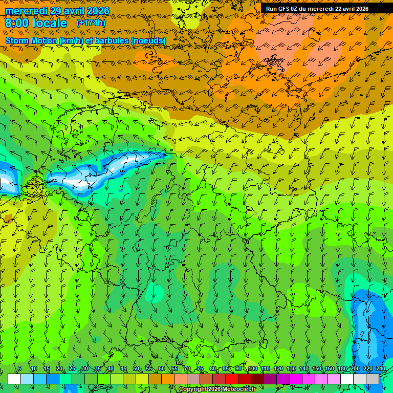 Modele GFS - Carte pr�visions 