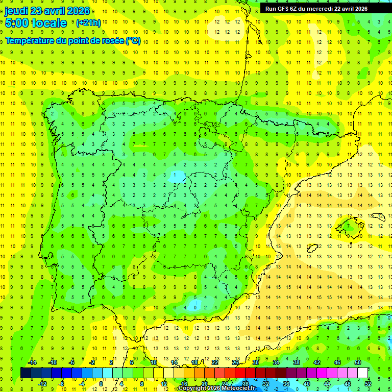 Modele GFS - Carte pr�visions 