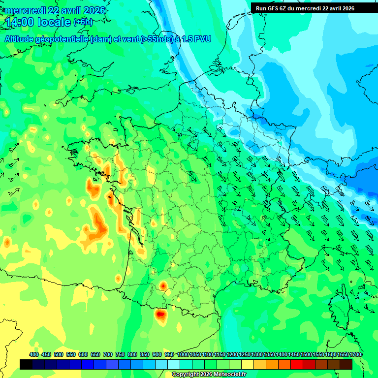 Modele GFS - Carte pr�visions 