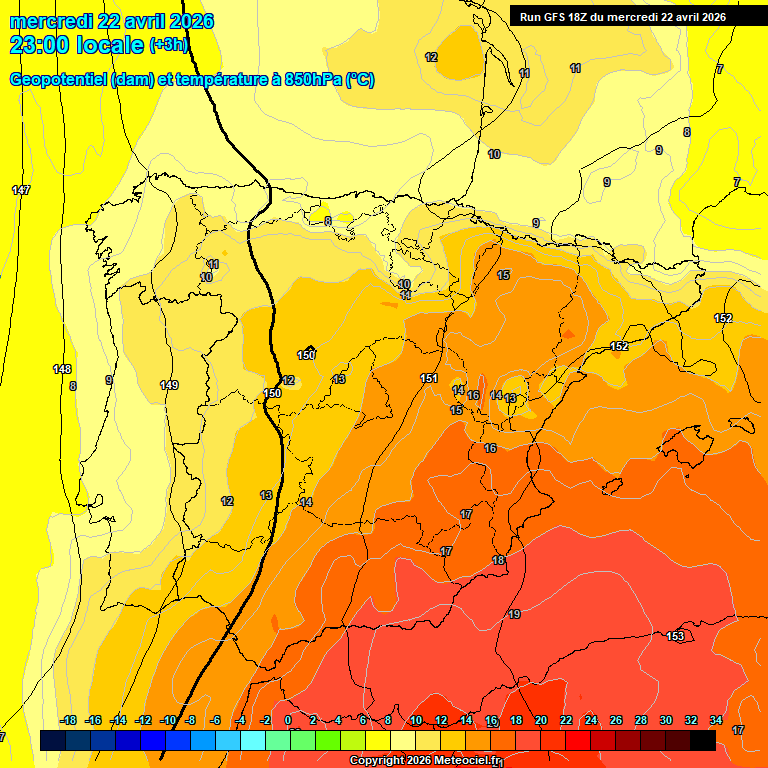 Modele GFS - Carte pr�visions 