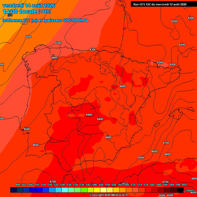 Modele GFS - Carte pr�visions 