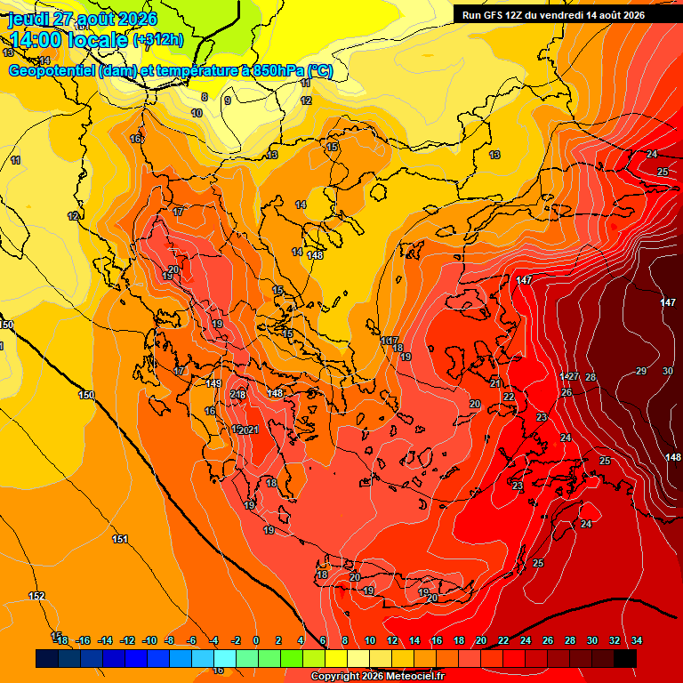 Modele GFS - Carte prévisions