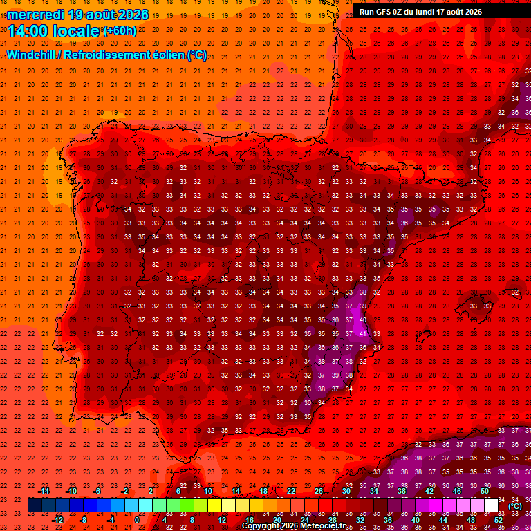 Modele GFS - Carte pr�visions 