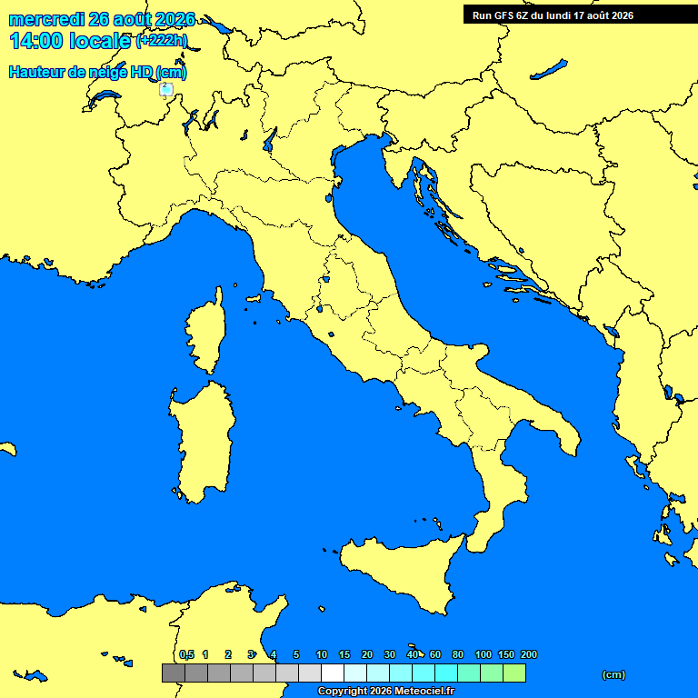Modele GFS - Carte pr�visions 