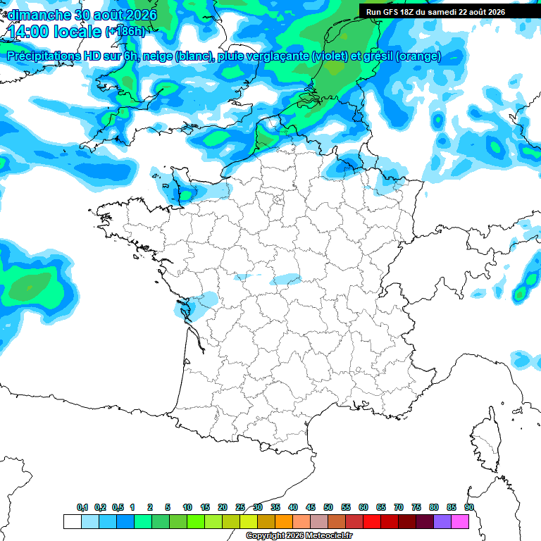 Modele GFS - Carte pr�visions 