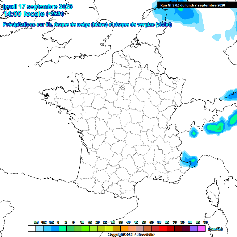Modele GFS - Carte pr�visions 