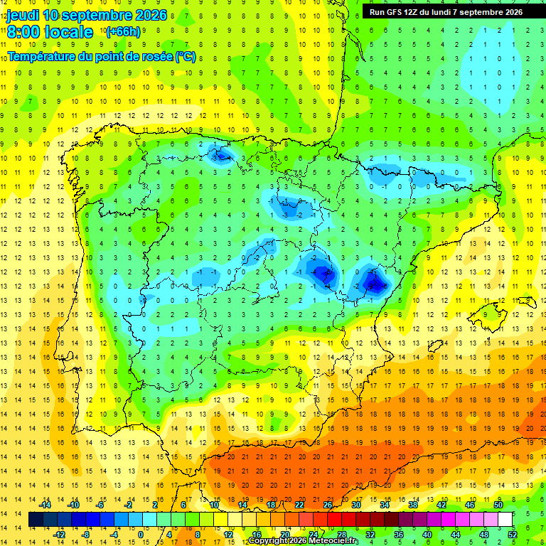 Modele GFS - Carte pr�visions 